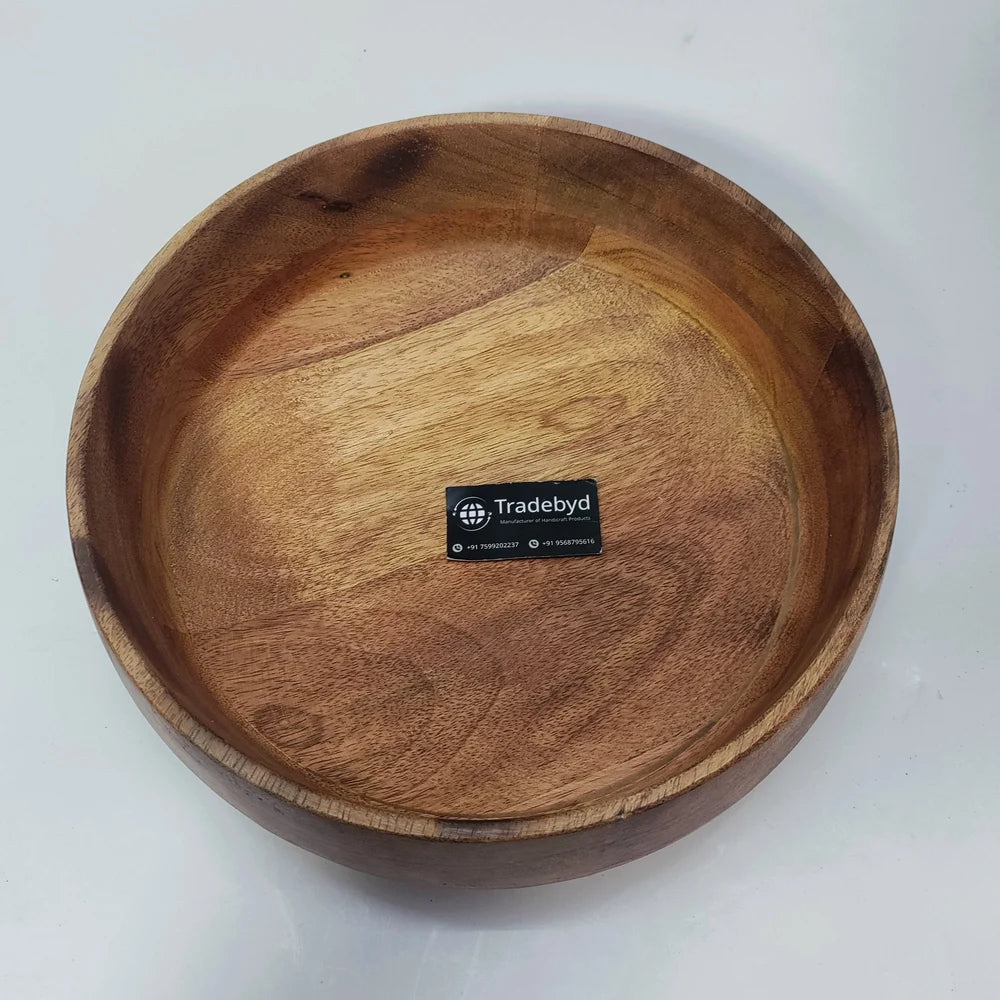 Wooden Feeding Bowl